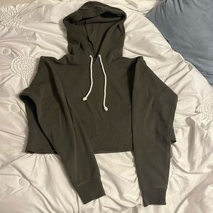 Wild fable cropped drawstring hoodie